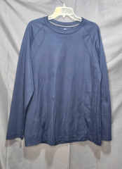 BCG – Blue Polyester Pullover Shirt – XL