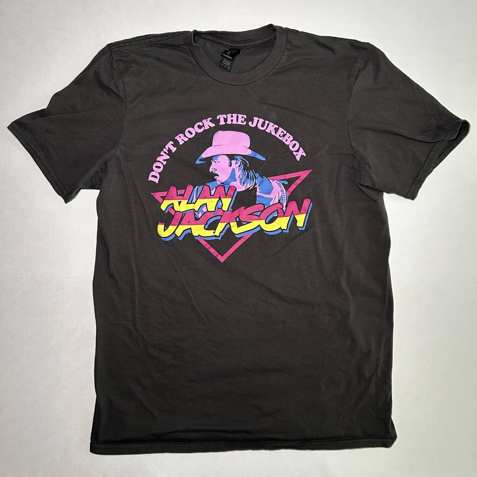 Alan Jackson Don’t Rock The Jukebox T Shirt Mens Medium Black Country Music Tee gallery
