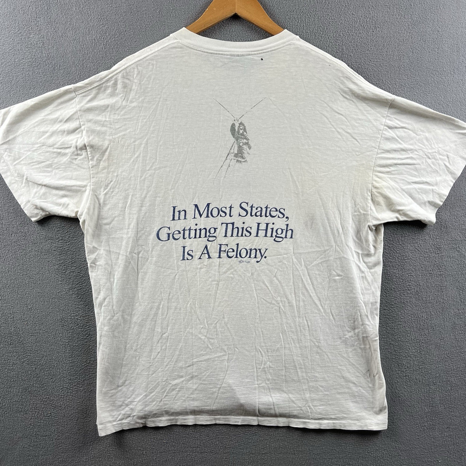 Vintage Lake Tahoe Shirt Mens XXL In Most States Getting This High Is A Felony