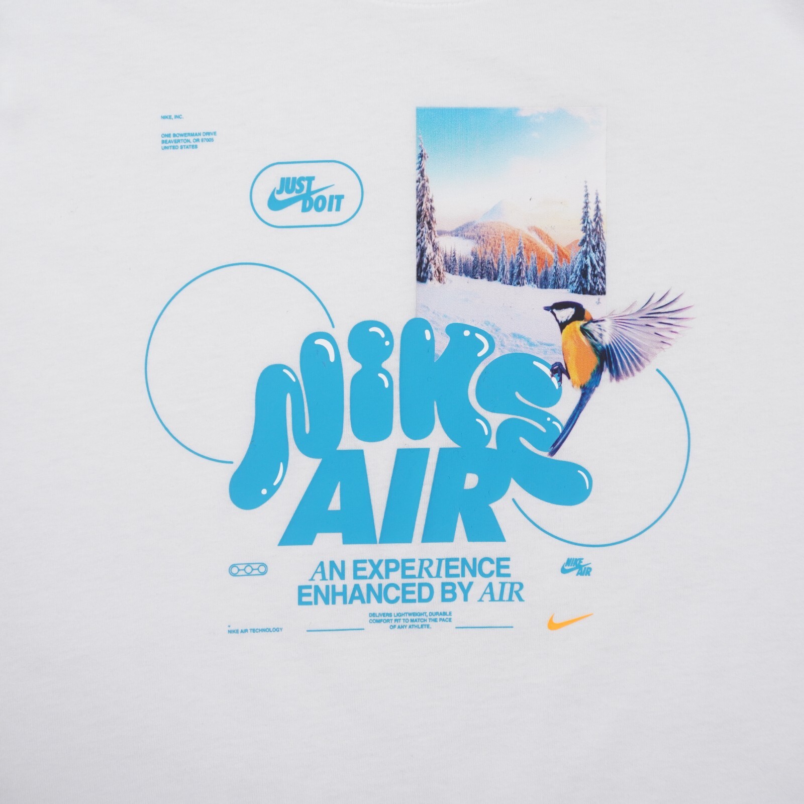Nike Sportswear NSW Air T Shirt Mens Medium White Short Sleeve Cotton FJ1101 EUC gallery