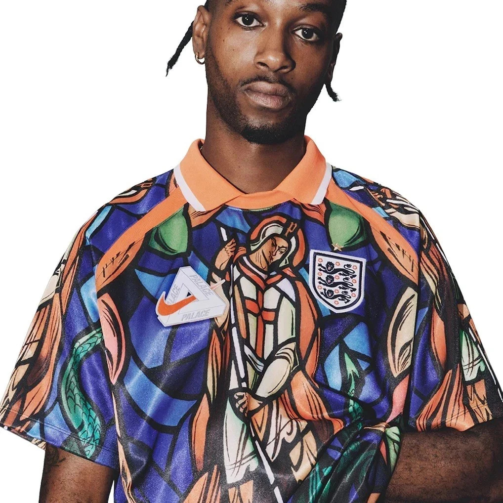 Palace x Nike England Dri-FIT Football Jersey Bright Crimson - Large *PRESALE* gallery