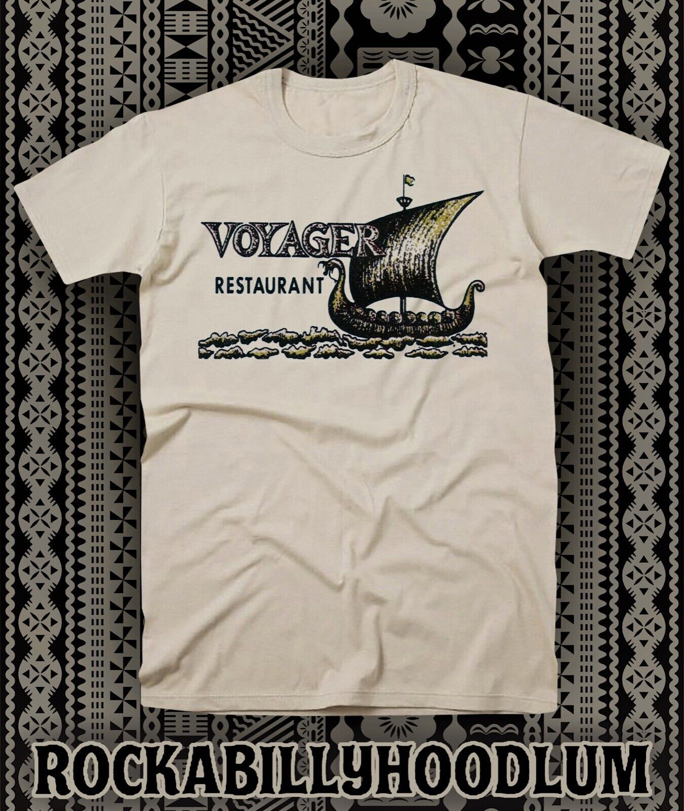 Retro Tiki Art Tee T Shirt Cotton Mug Bar Restaurant The Voyager gallery
