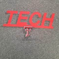 Rivalry Threads Gray Texas Tech TECH T Men’s Logo Graphic Shirt Size 2XL Casual