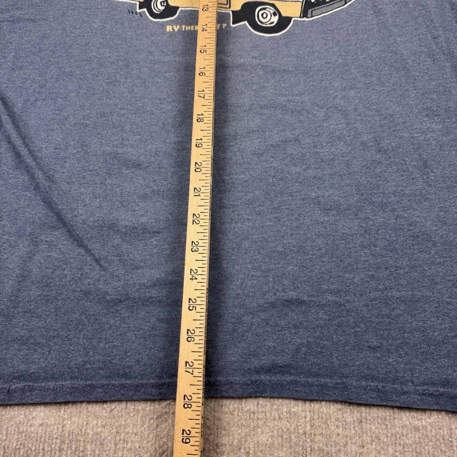 OLD GUYS RULE Shirt RV There Yet? Winnebago Fun Dad Distressed Travel Mens XL gallery