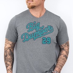 BIG DUMPER 29, Seattle Baseball themed Pre-Shrunk Ring Spun Cotton T-Shirt