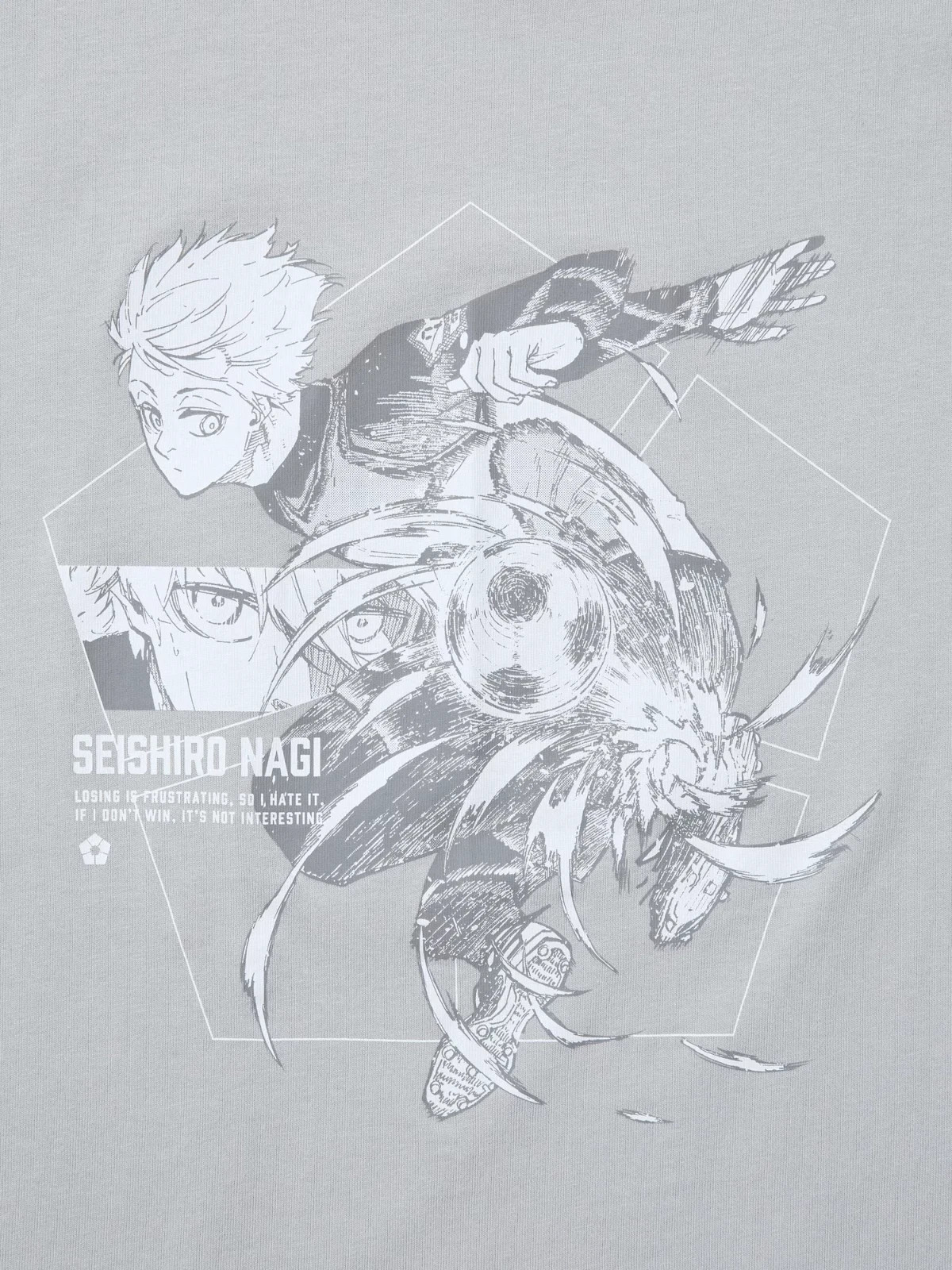 Manga UT UNIQLO T Shirt gray blue lock anime Japan XL L M S Large Medium gallery