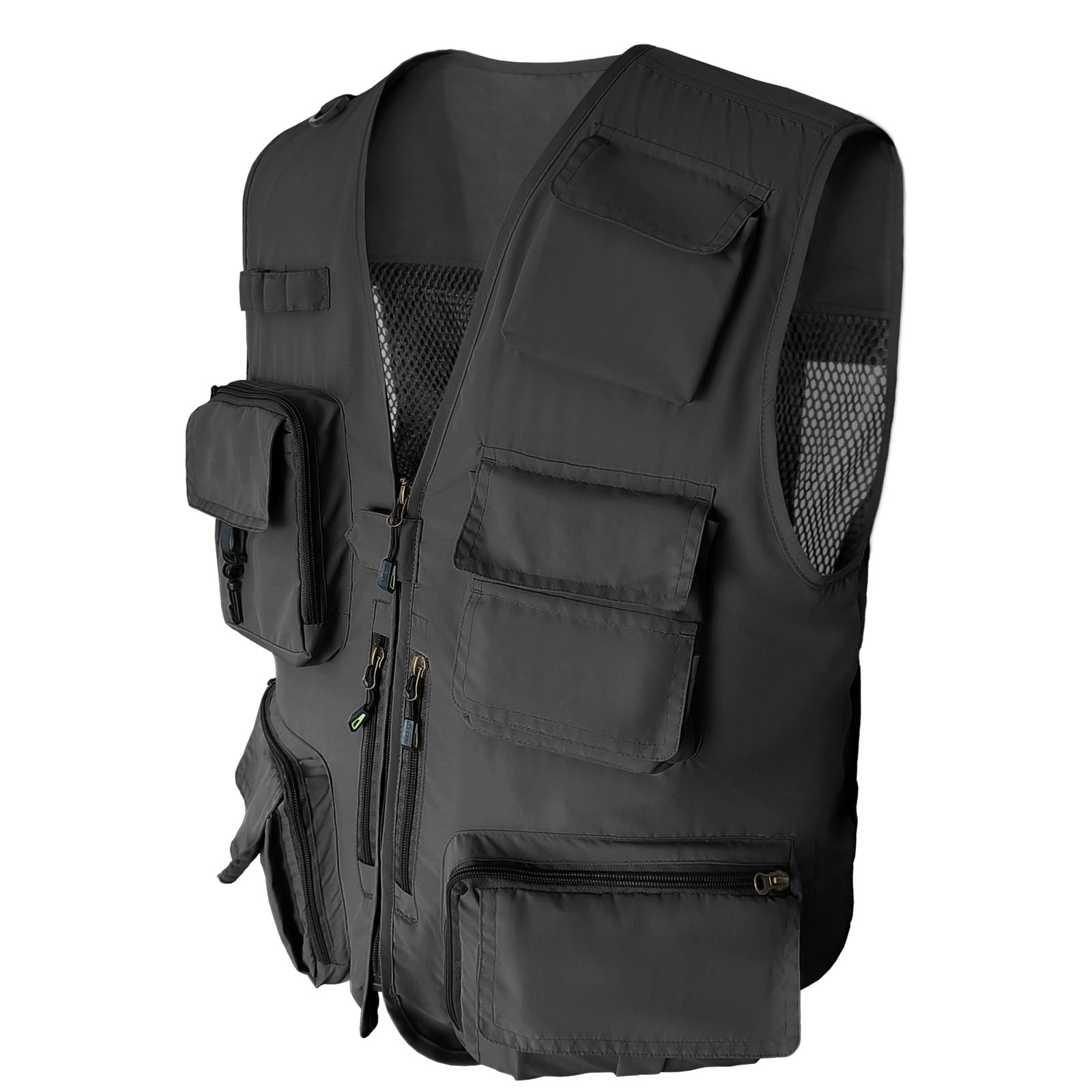 TWENPHYO Men's Cargo Vest: Pockets for All Your Outdoor Shenanigans! gallery