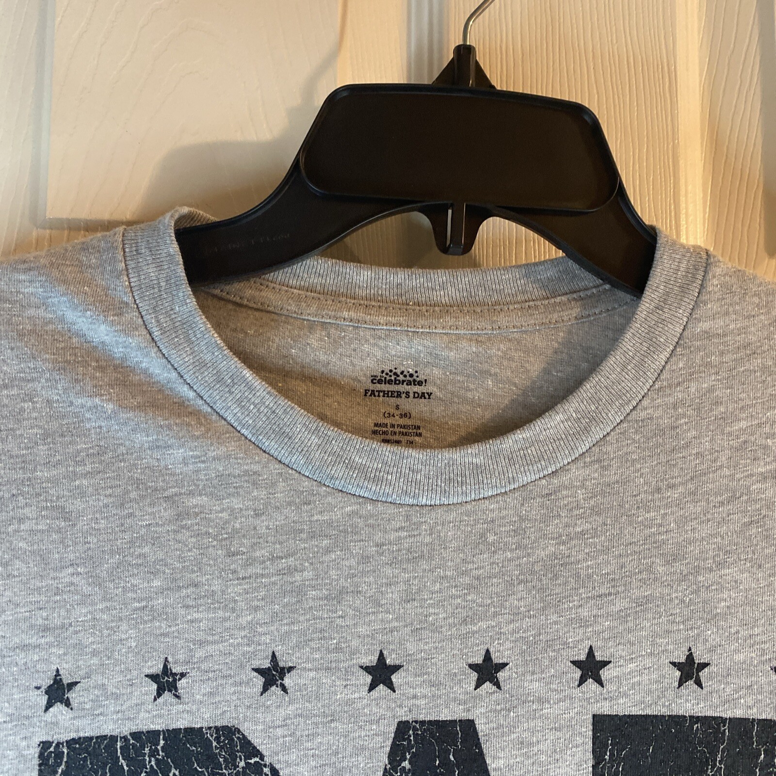Celebrate Father’s Day Mens S 34-36 T-Shirt Graphic Tee Festive Family Fun Adult gallery