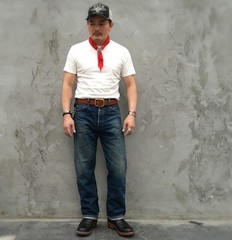 BOB DONG Mens Solid Color Basic T-Shirt Summer 300gr Heavy Cotton Casual Shirts