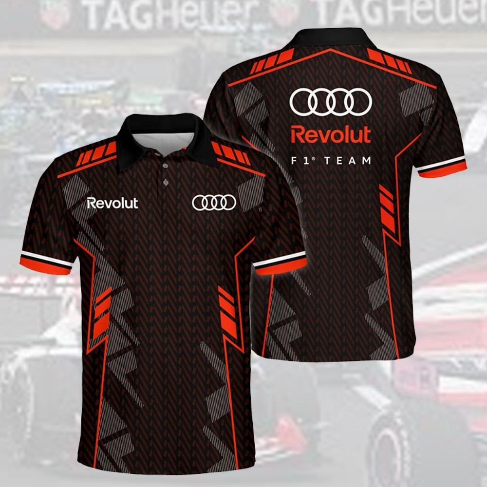 🔥NEW- Audy F1 Teamwear For Fans Polo All Over Print, Fomula 1 Racing Gift gallery