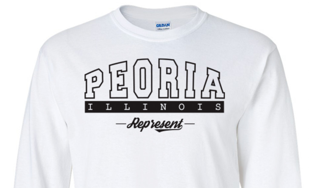 Peoria Illinois T-Shirt Long Sleeve Graphic tee gallery
