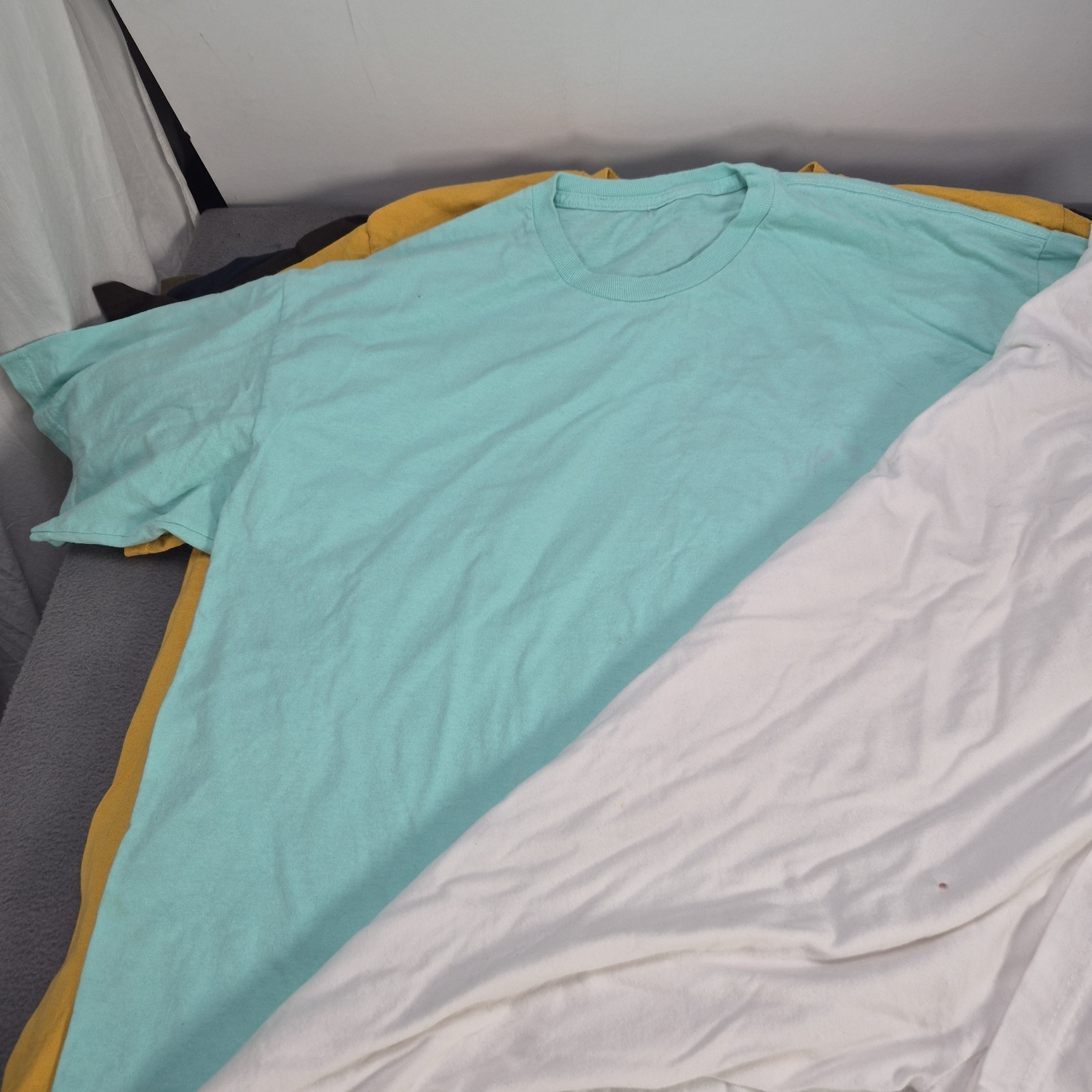 Men's XL/XXL Used Lot Of 9 T-shirts Various Brands & Colors Basketball Work Wear gallery