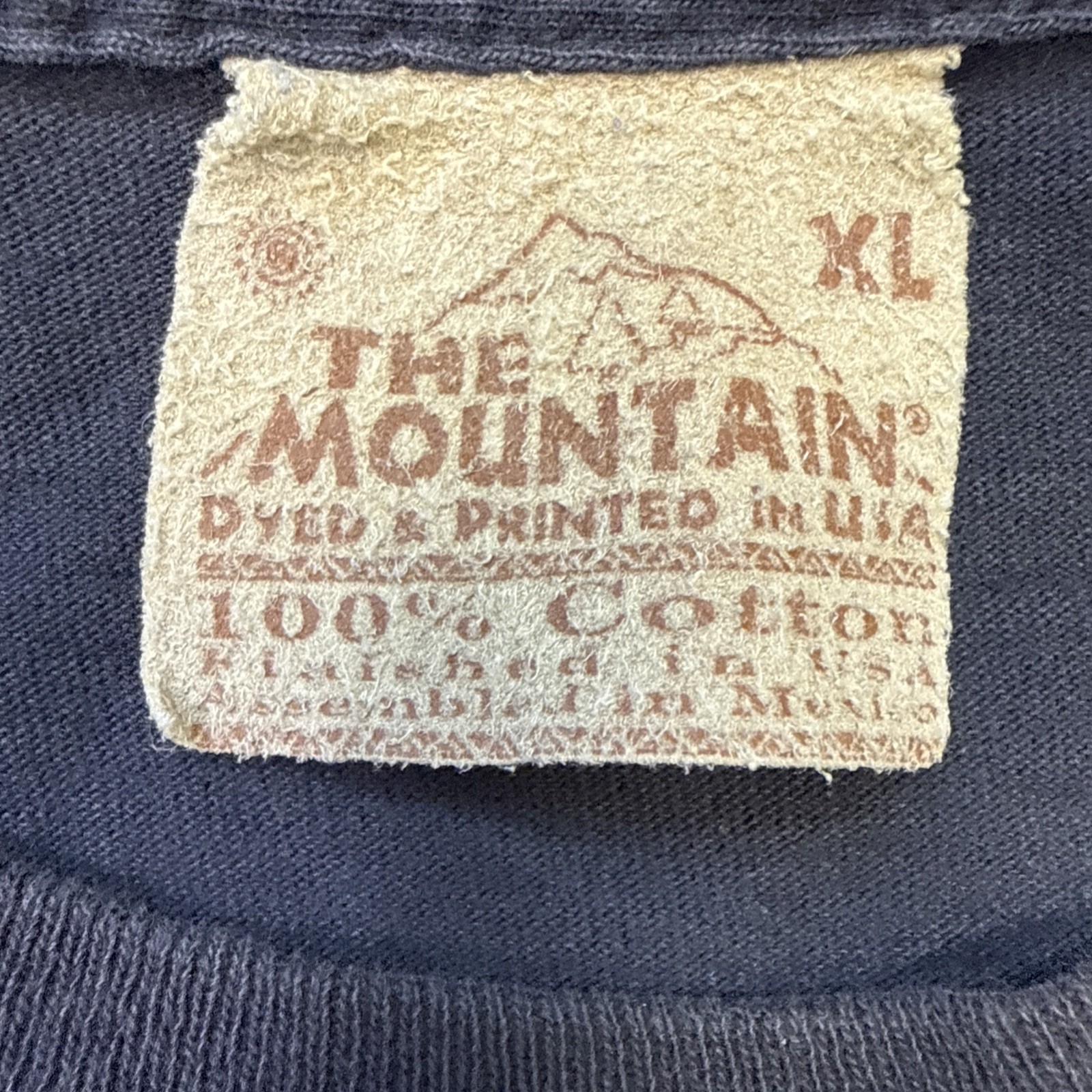 Vintage The Mountain Moon Fairy T-shirt Men's XL Faded Pixie Fairy On The Moon gallery