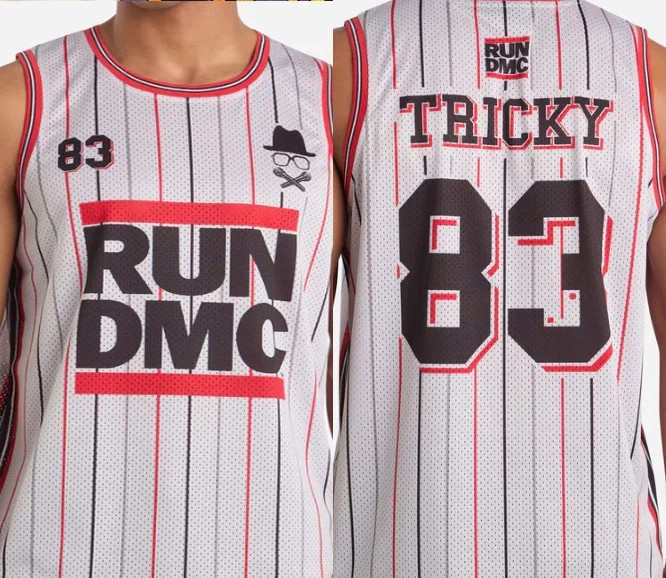 Run DMC band 83 Basketball Jersey All sizes Run-D.M.C. BG4879