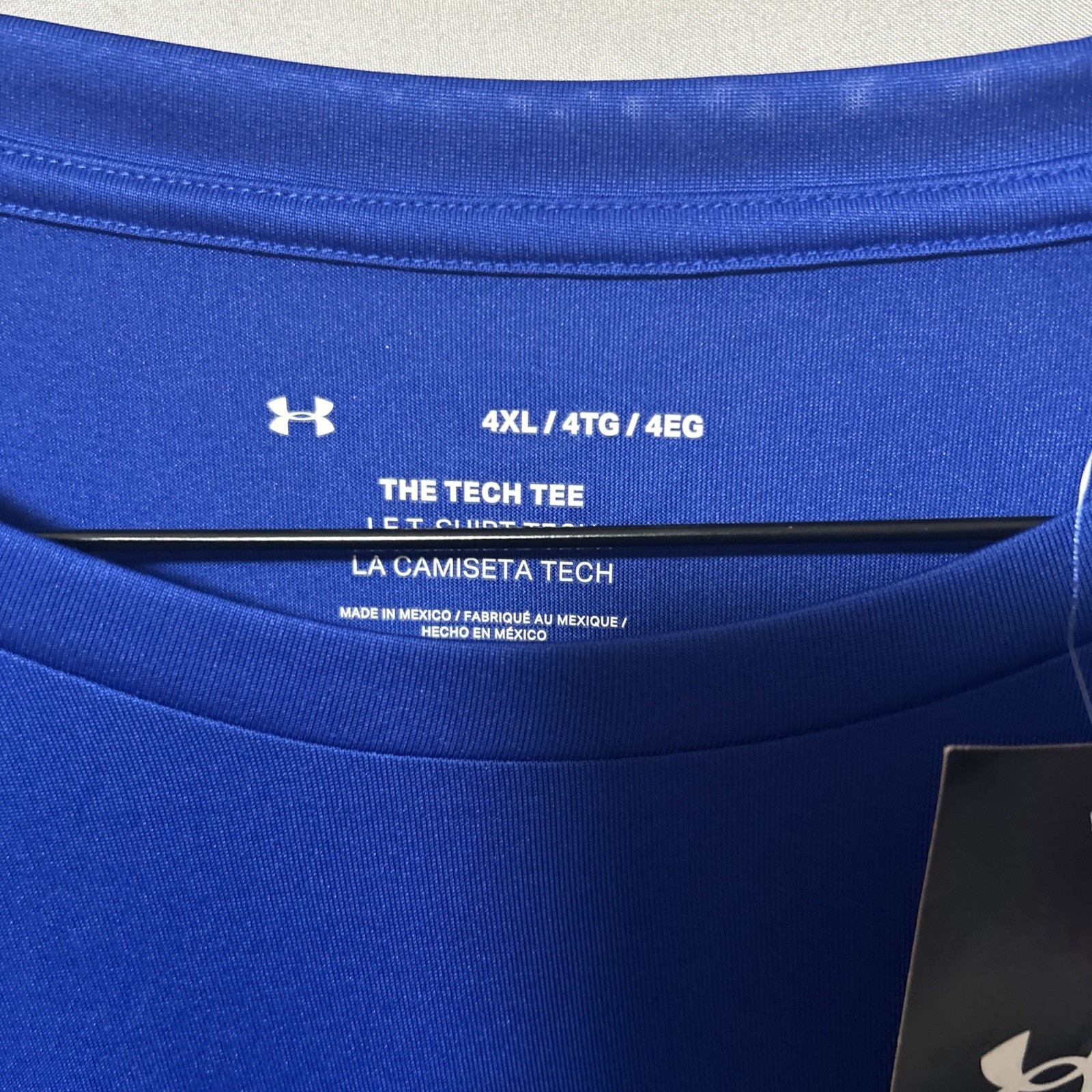 New With Tags Under Armour Men's Shirt Blue 4XL Short Sleeve UA Tech 2.0 gallery