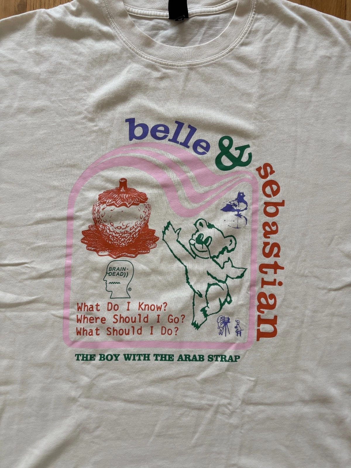 Belle and Sebastian Boy with the Arab Strap T Shirt Full Size S-5XL