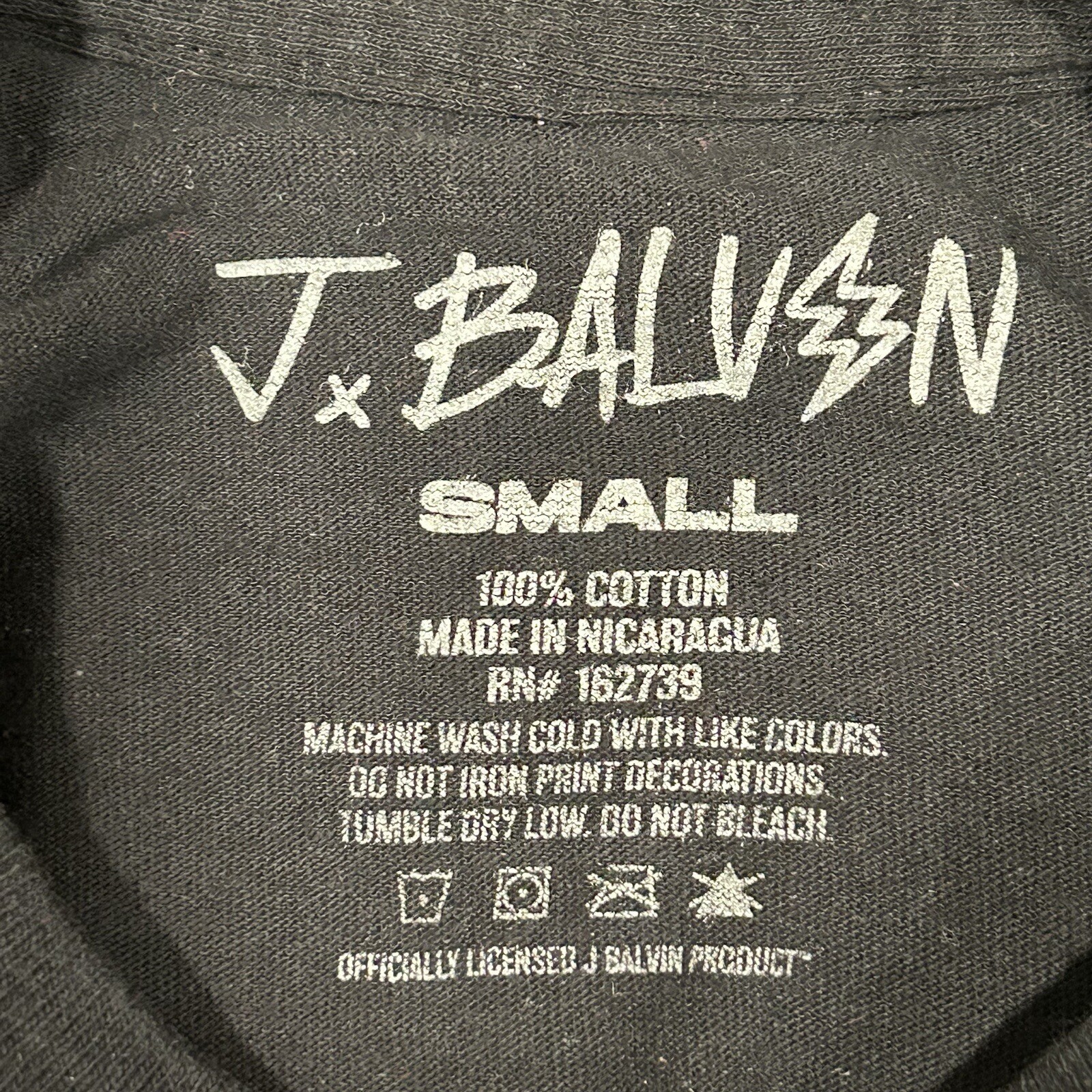 J Balvin T-Shirt Jose Men's Small Black Reggaeton Rap Tee gallery