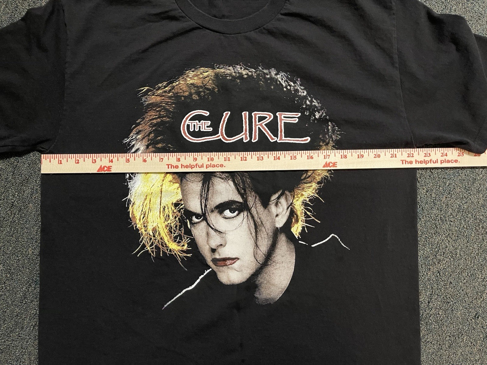 The Cure Robert Smith Black Graphic T-Shirt No Tag. See Measurement Pics gallery