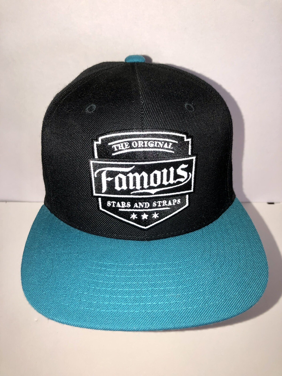 Famous Stars And Straps Tiff Blue Sample Snapback Hat NEW Travis Barker Blink182 gallery