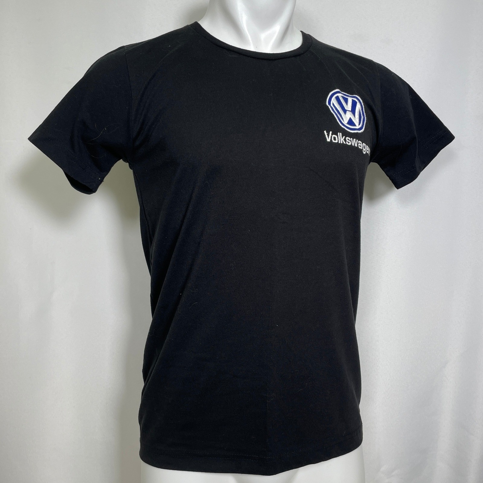 Volkswagen Automobiles VW Embroidered Black T-Shirt Men's LARGE gallery