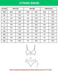 Juneteenth Black Girl Magic Abstract African Style String Bikini Women