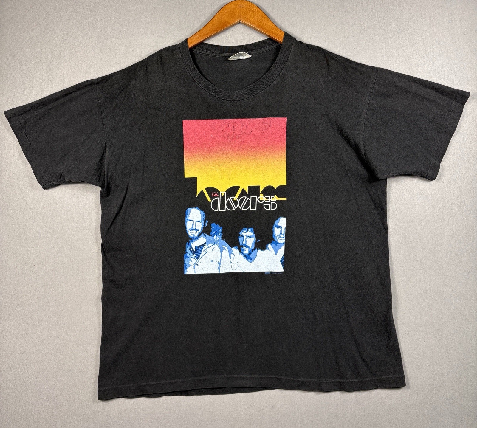Vintage 90s 1996 The Doors Jim Morrison Single Stitch T Shirt Rock Band Tee XL