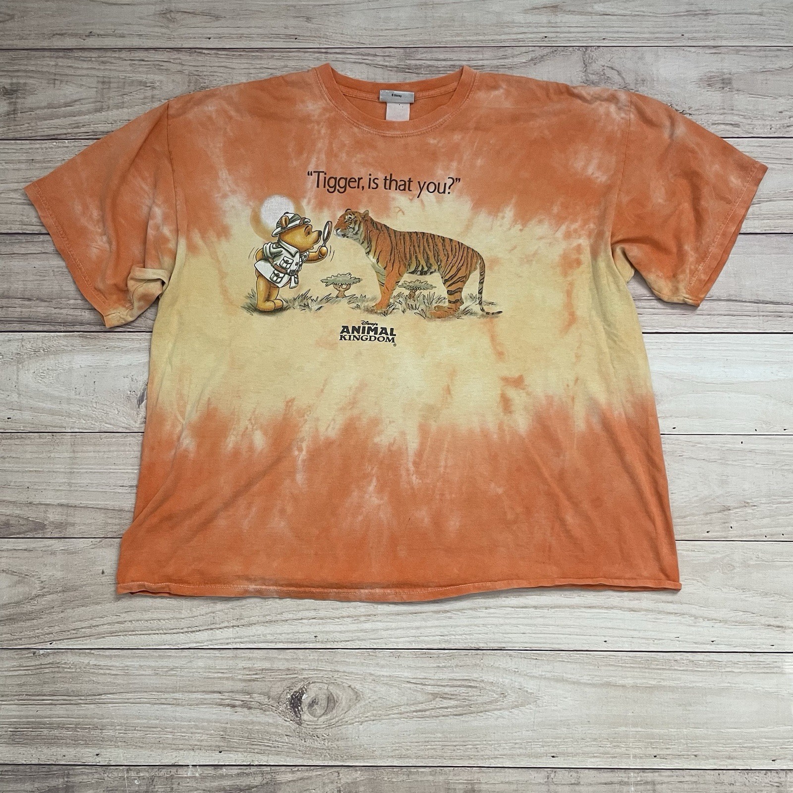Vintage 90s Disney Animal Kingdom Tigger Is That You? Winnie the Pooh T-Shirt XL