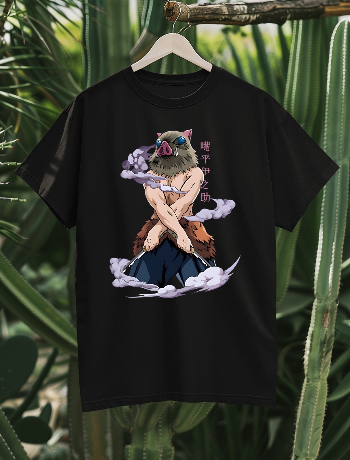 Demon Slayer Inosuke T-Shirt – Bold Kimetsu no Yaiba Anime Graphic Tee for Fans gallery