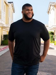NEW Men’s Fresh Clean Threads All Black Crew 10-Pack – Regular FIT-SHIPS FREE!