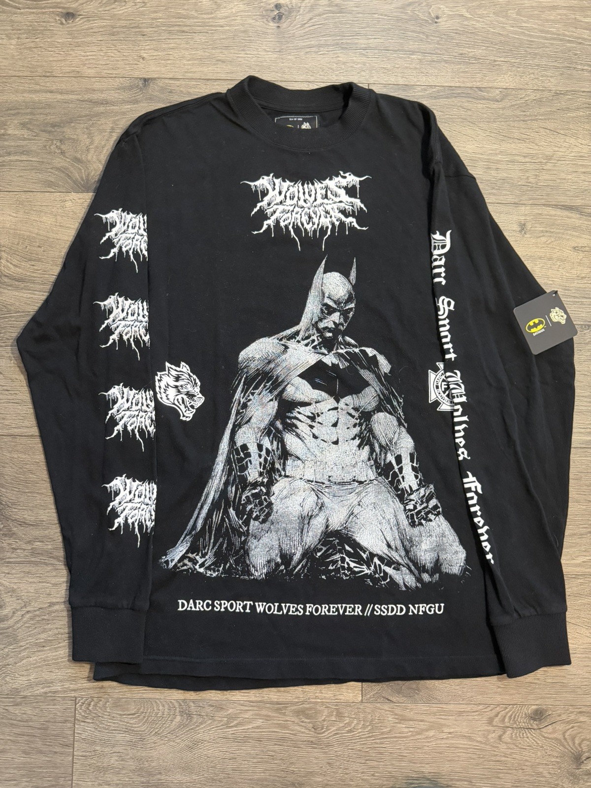 Darc Sport X Batman Collab - Long sleeve Tee - NEW - Gray - Small - True To Size gallery