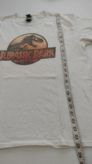 Jurassic World Dinosaur Shirt Universal Studios White Tshirt Jurassic Park XL