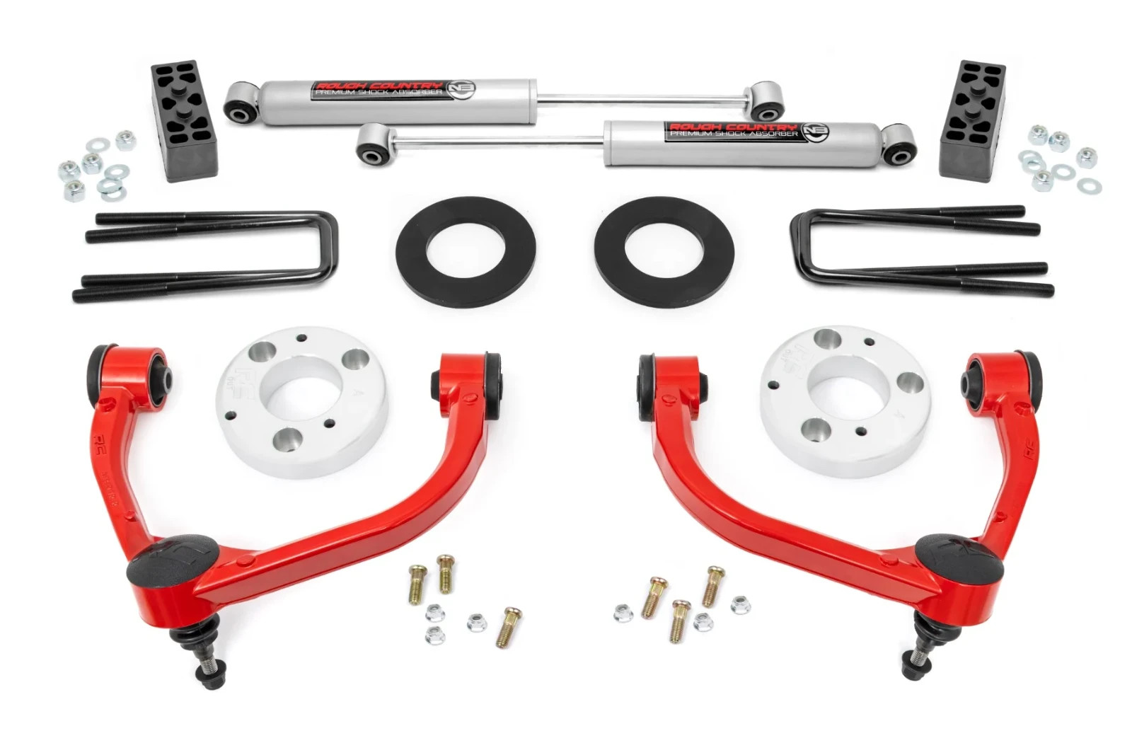 Rough Country 3″ Lift Kit with N3 Shocks & UCA for 09-13 Ford F150 4WD