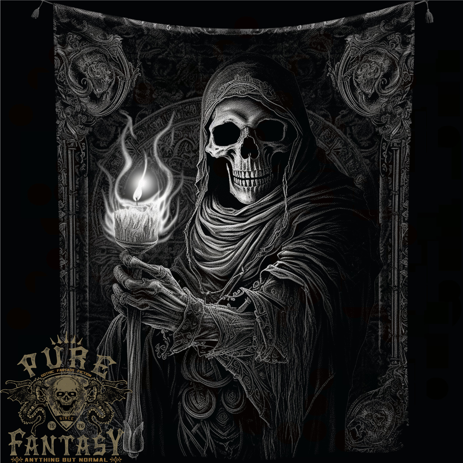 Gothic Grim Reaper Goth Heavy Metal Skull 12 Mens T-Shirt 100% Cotton