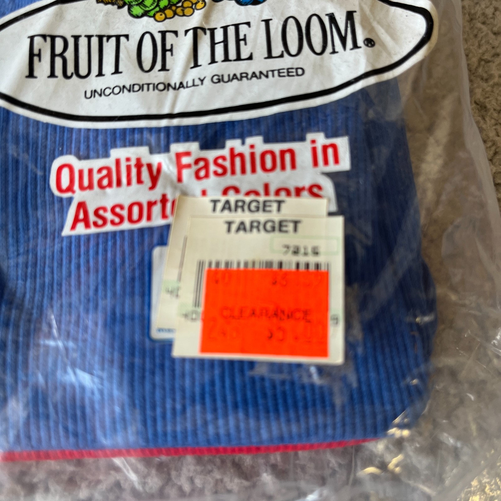 VTG 3-pk Fruit Of The Loom T Shirt Tank Top S 34-36 NOS Multicolor 80's USA gallery