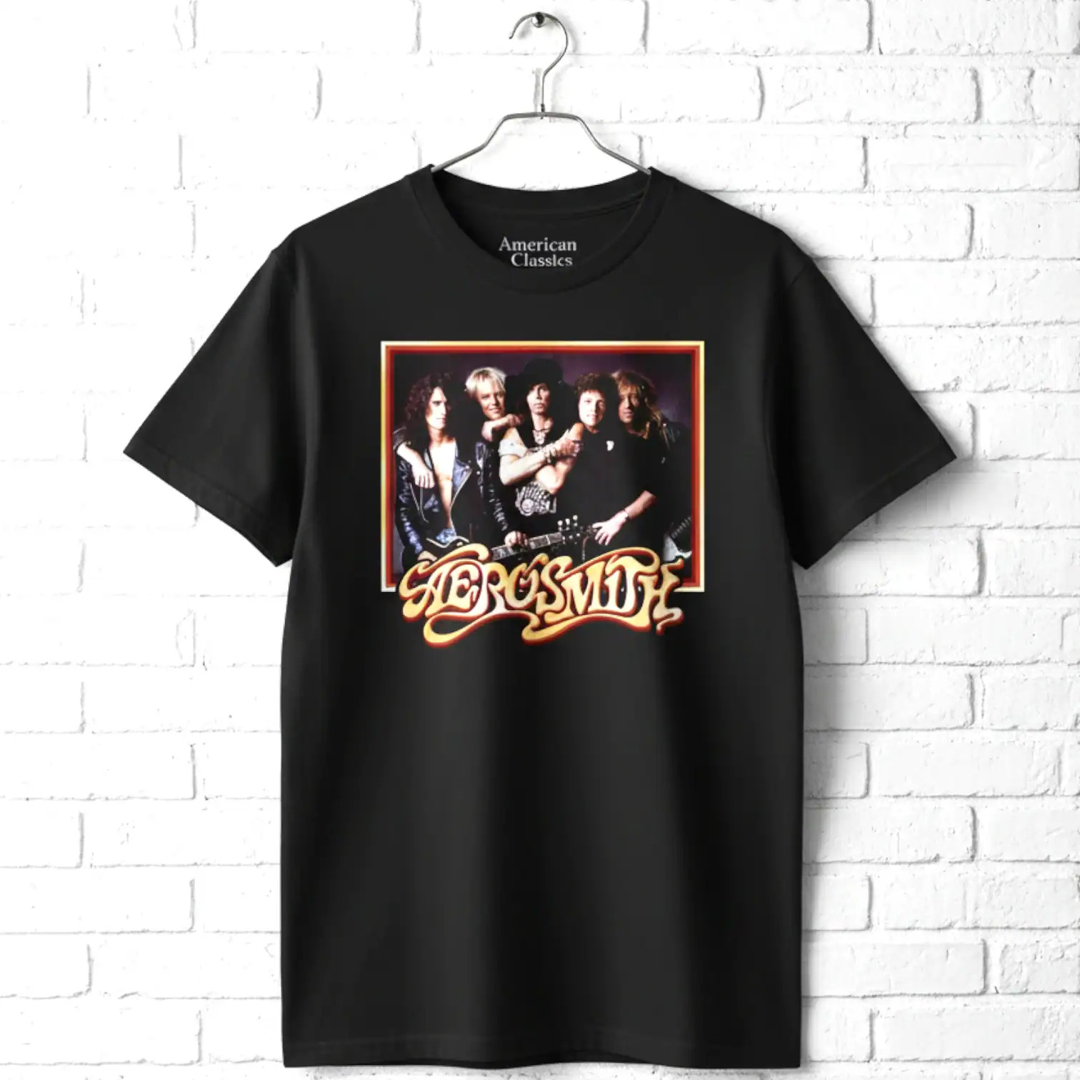Aerosmith Framed Portrait Men's T Shirt gallery