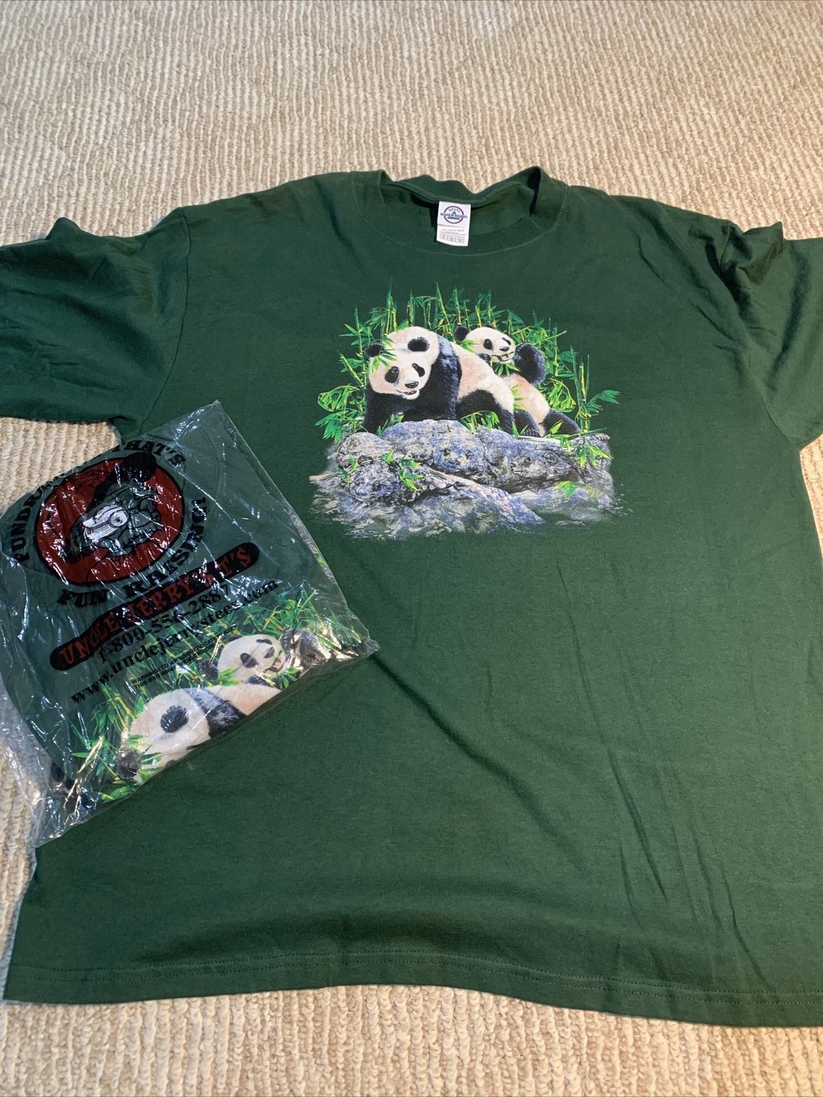 Pandas Long Sleeve Men’s Women’s Delta Magnum 100% Pre Shrunk Cotton T Shirts XL gallery