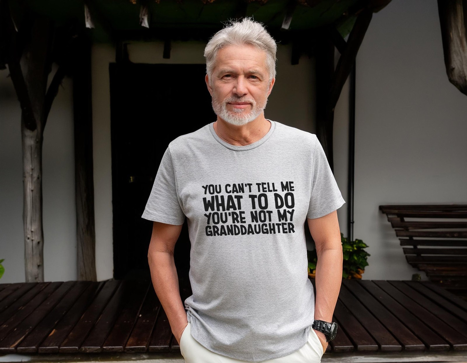 Funny Grandpa Shirt You’re Not My Granddaughter Tee Father’s Day Gift S-5XL gallery