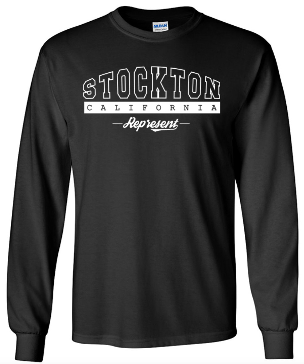 Stockton California State T-Shirt Long Sleeve Graphic Tees Unisex Apparel gallery