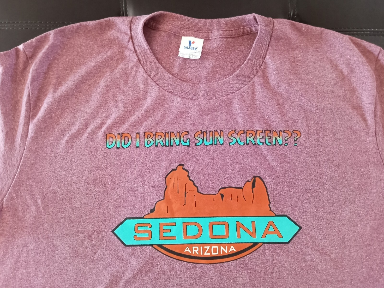 'SEDONA, AZ, DID I BRING SUNSCREEN??' TEE SHIRT, 2XL, 50 COTTON / 50 POLYESTER gallery
