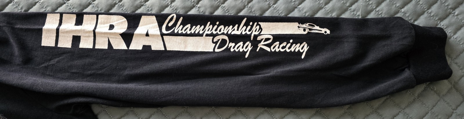 Vtg 1987 IHRA Hot Rod Championship Drag Racing Medium M Long Sleeve T-Shirt USA gallery