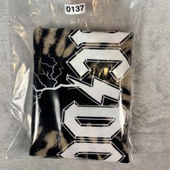 AC/DC Men’s Black Tan Tie-Dye Lightning Graphic Band T-Shirt Size M Spiral Music