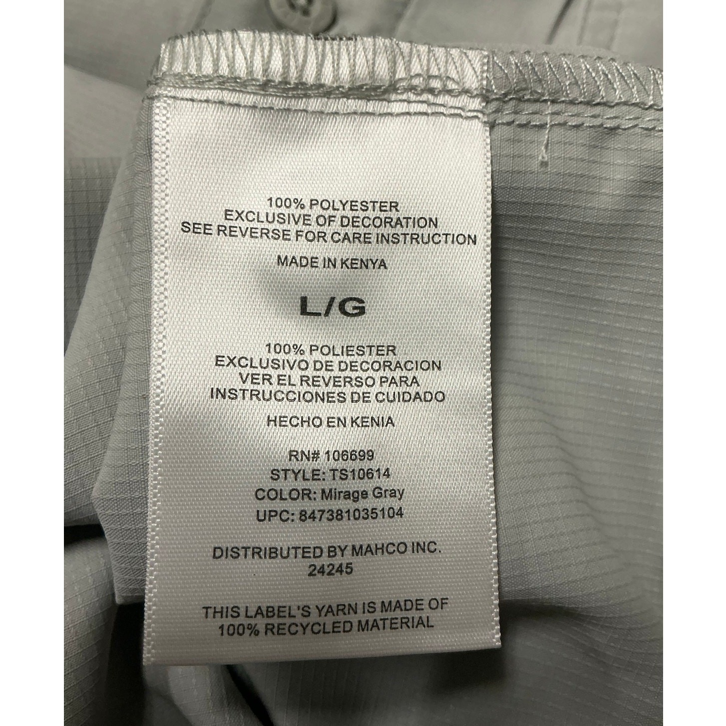 Habit Men's UPF 50+ Long Sleeve Fishing Shirt Size L gallery