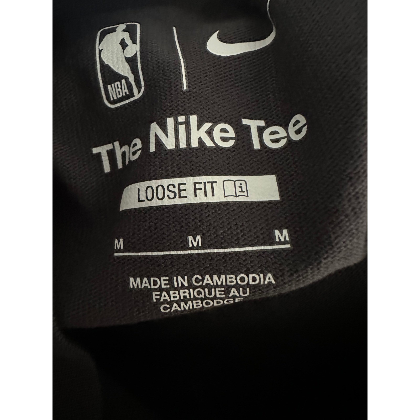 Nike NBA Champions New York Knicks 2026 Crystal Rhinestone T Loose Fit Black M gallery