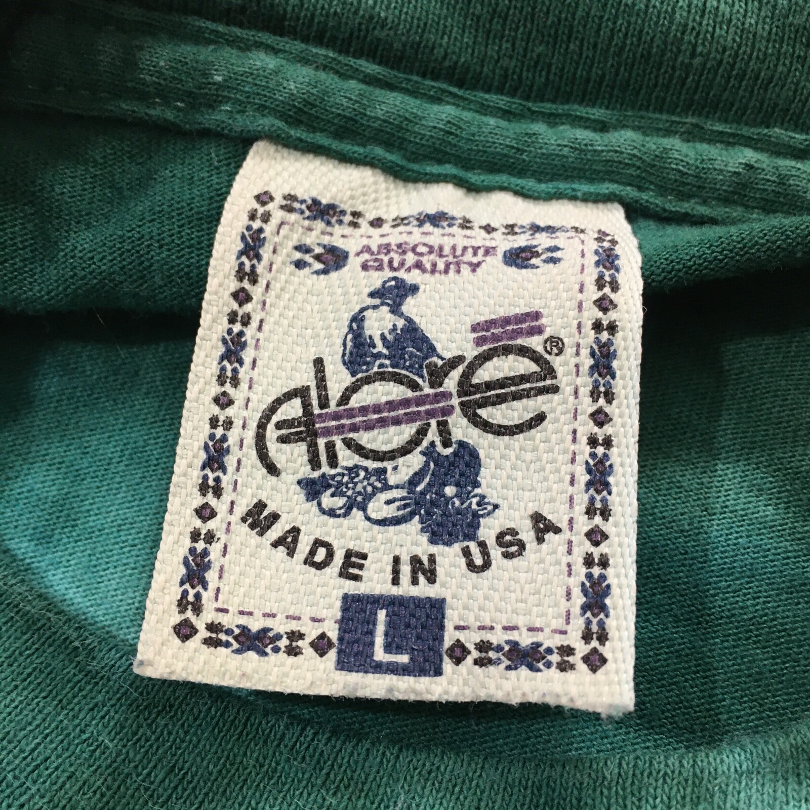 Sturgis 00s Acid Wash Single Stitch T-Shirt L Green Biker Crewneck Eagle Cycle gallery