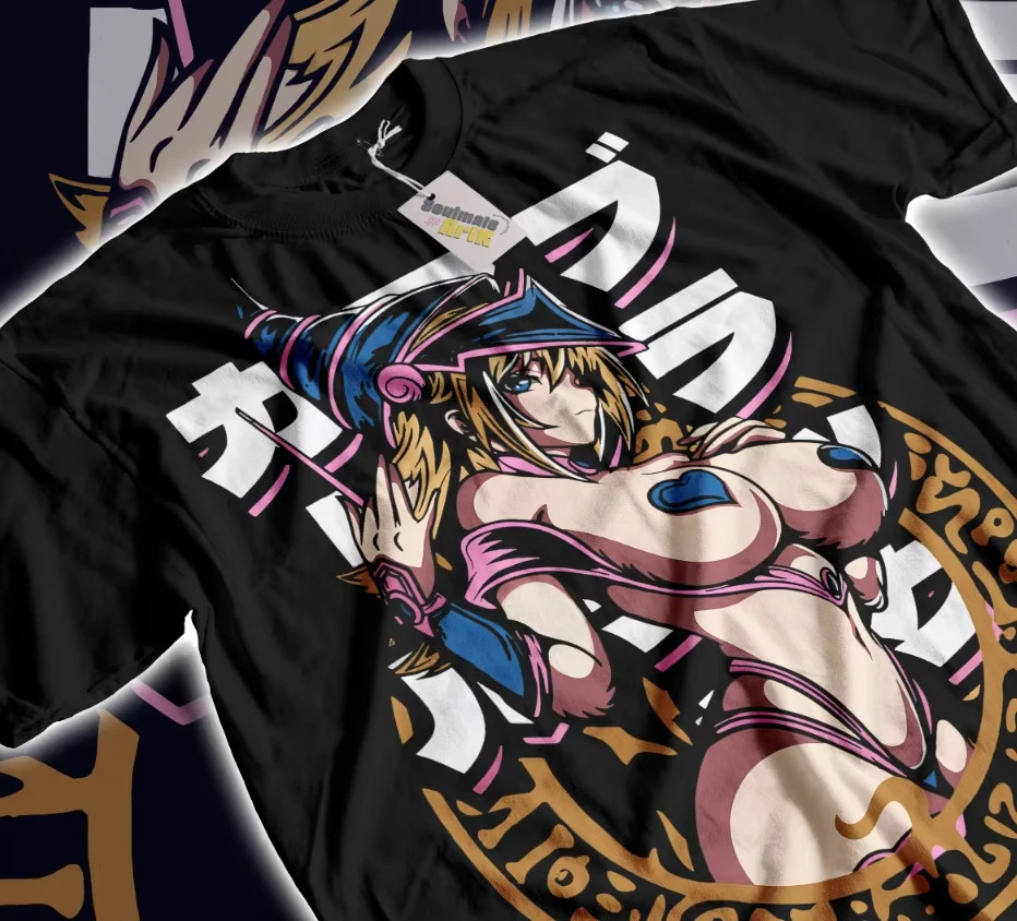 Maga Oscura T-Shirt Yu-Gi-Oh Chica Girl Anime Kawaii Waifu Sweater Soft Tee gallery