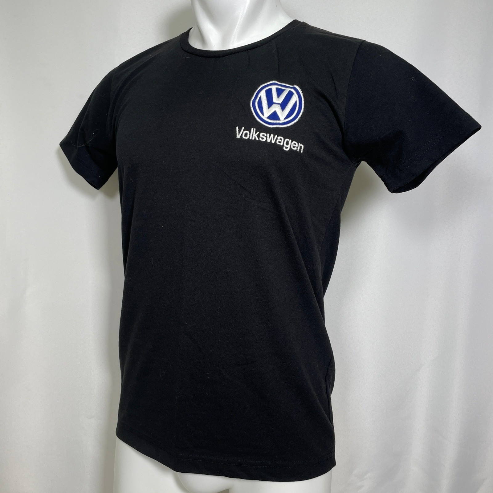 Volkswagen Automobiles VW Embroidered Black T-Shirt Men's LARGE gallery