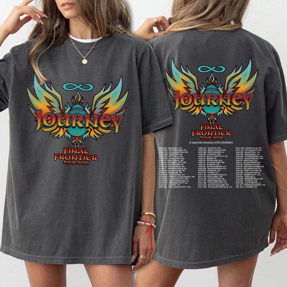 (Charcoal) Final Frontier Tour 2026 T-shirt, Band Shirt Reprint | HOT ITEMS