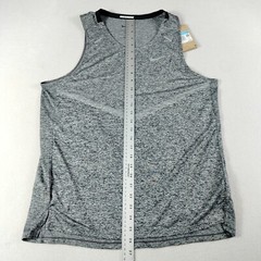 Nike Tank Top Mens Medium Heather Gray Dri Fit Running Workout Gym Rise 365