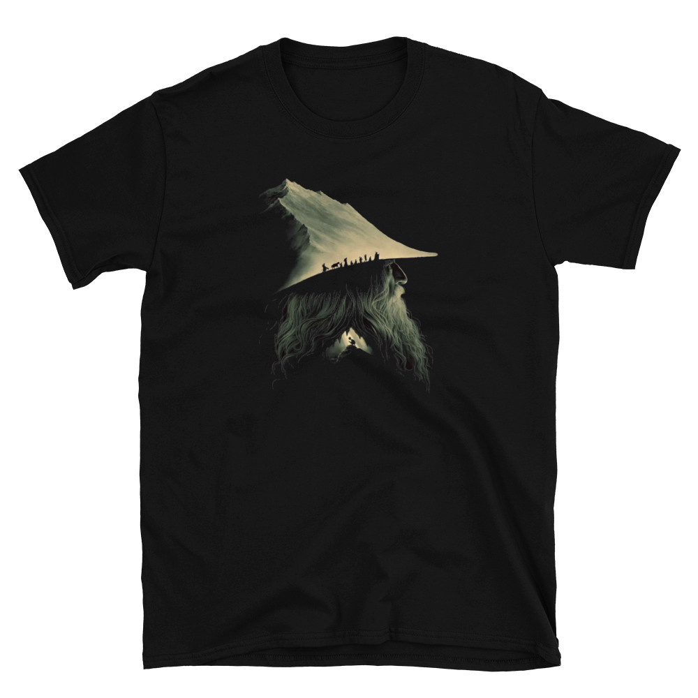 SMOKING GANDALF, HOBBIT, LORD OF THE RINGS, N0-LOGO, PRINTED T-SHIRT gallery