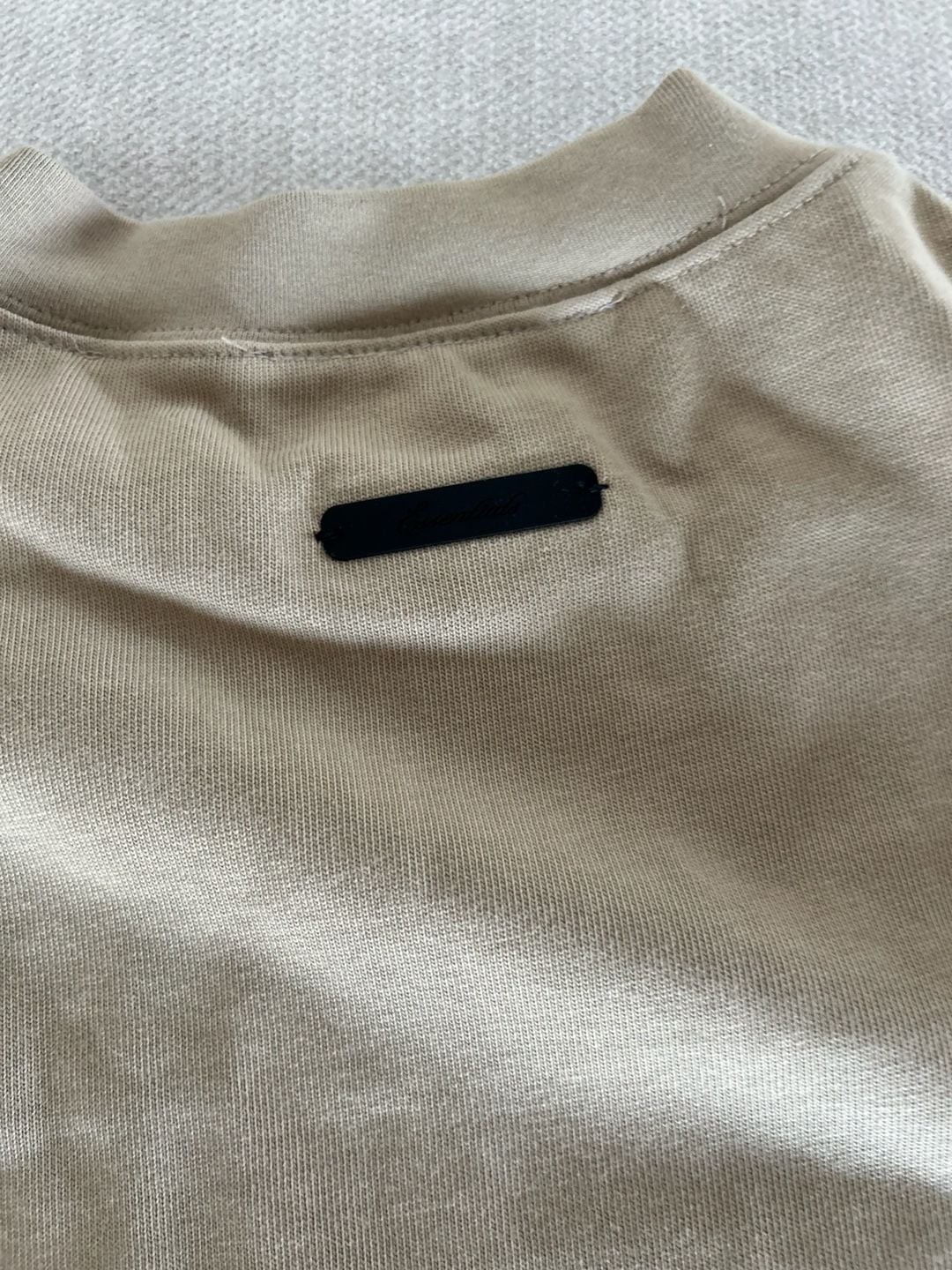 Fear of God Essentials Training '90s Short Sleeve T-Shirt in Faded Dune gallery